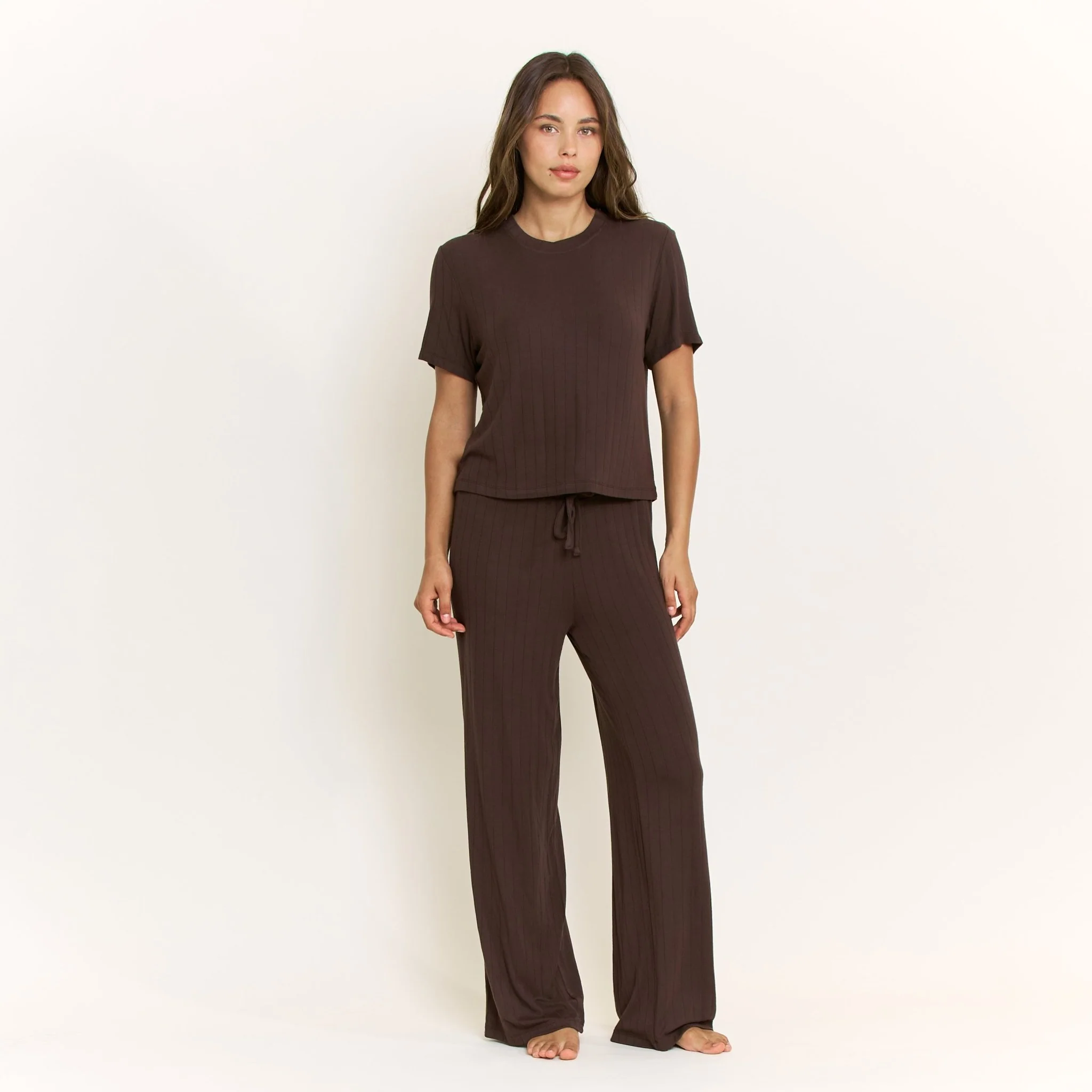 Cloud Modal Pant in Chocolate - Image 4