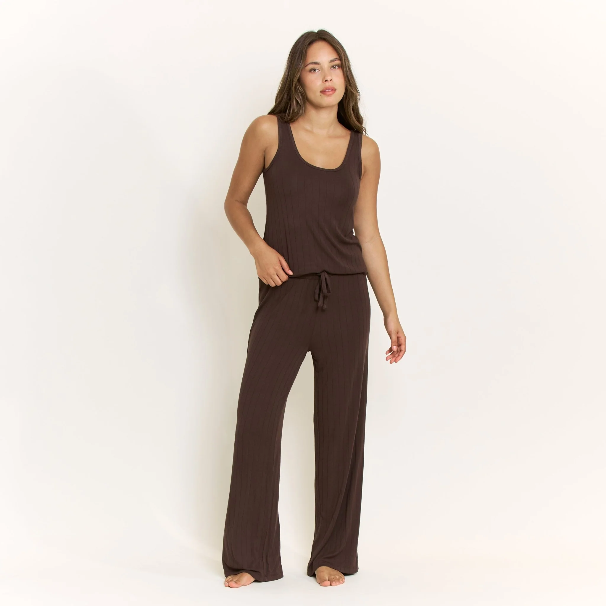 Cloud Modal Pant in Chocolate - Image 5