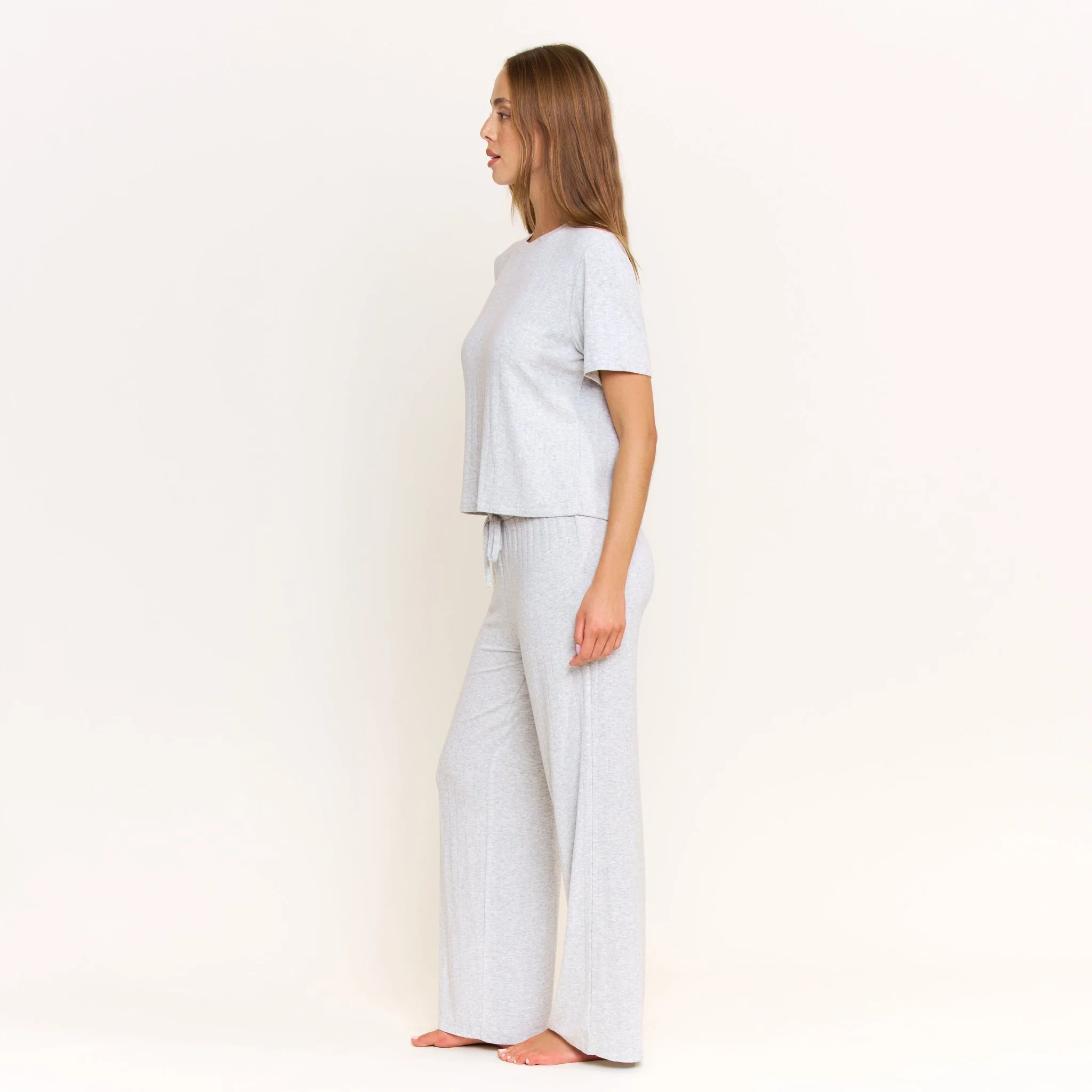 Cloud Modal Pant in Heather Grey - Image 6