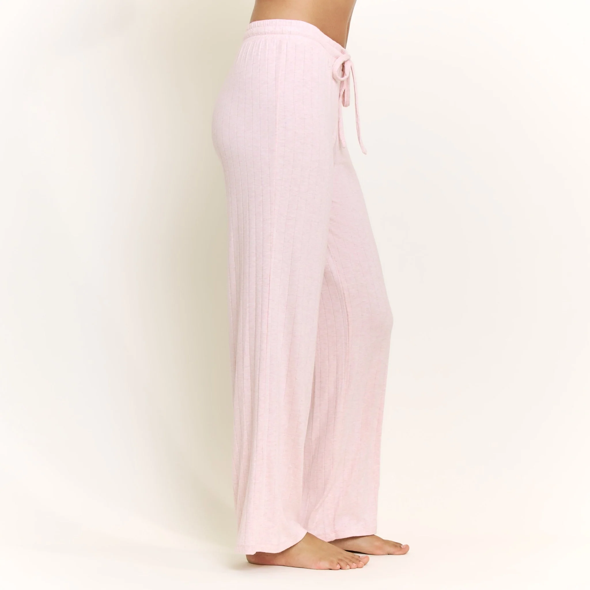 Cloud Modal Pant in Heather Rose Quartz - Image 2