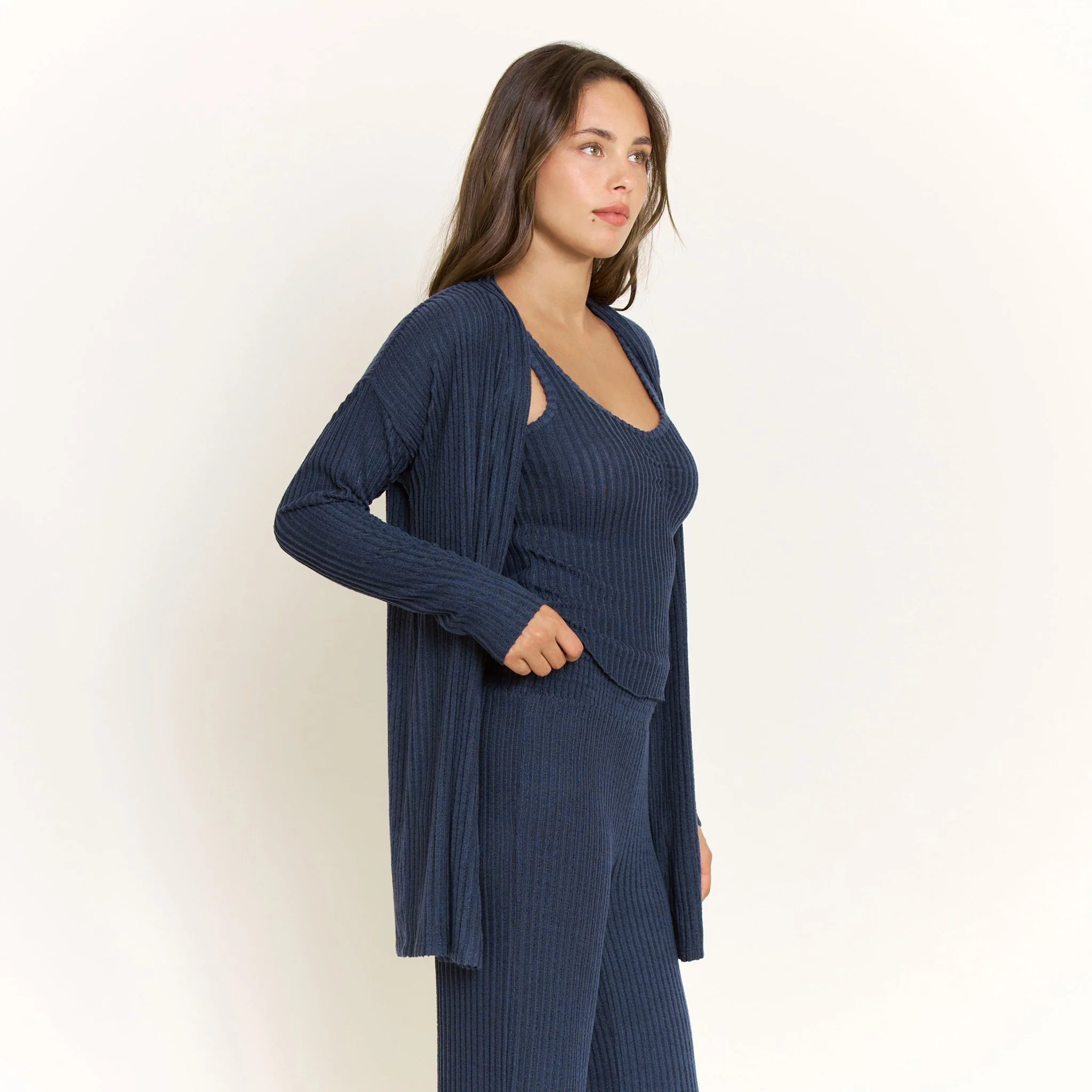 Dream Cloud Cardigan in Midnight - Image 3