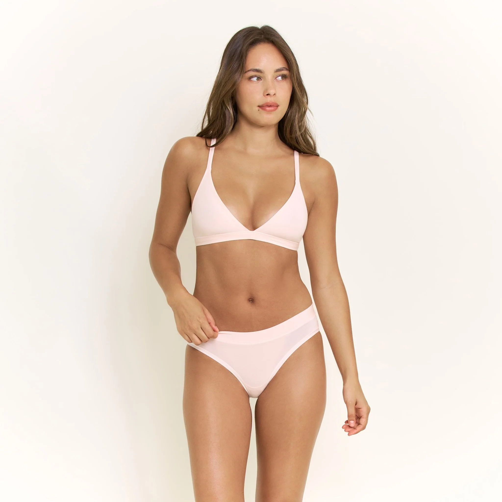 Emery Bralette in Ballet Slipper