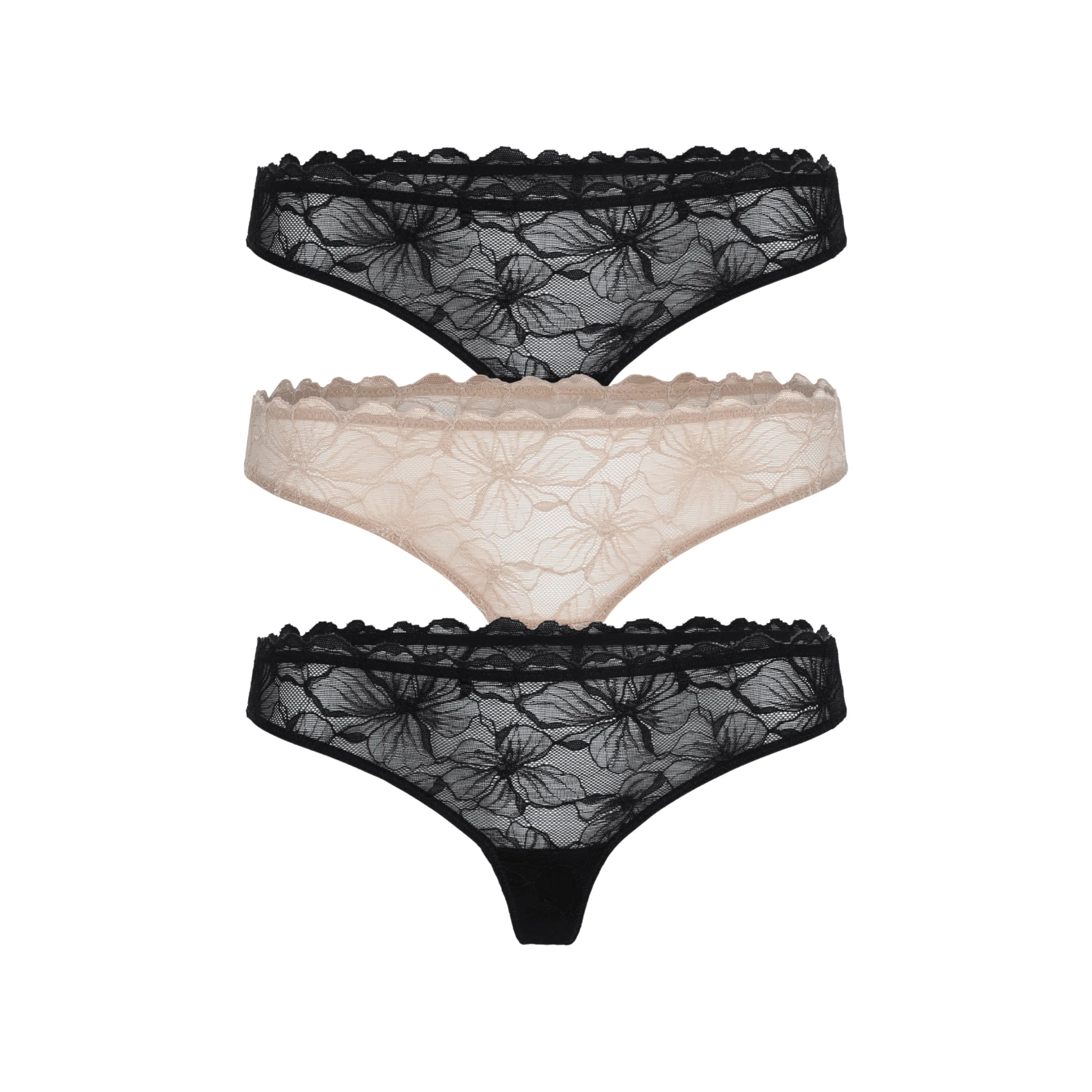 Jessa Thong 3-Pack in Basics
