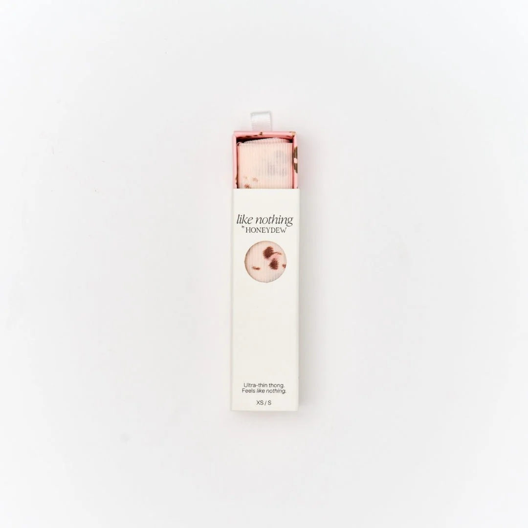 Like Nothing Thong in Powdery Peach Leopard - Image 6