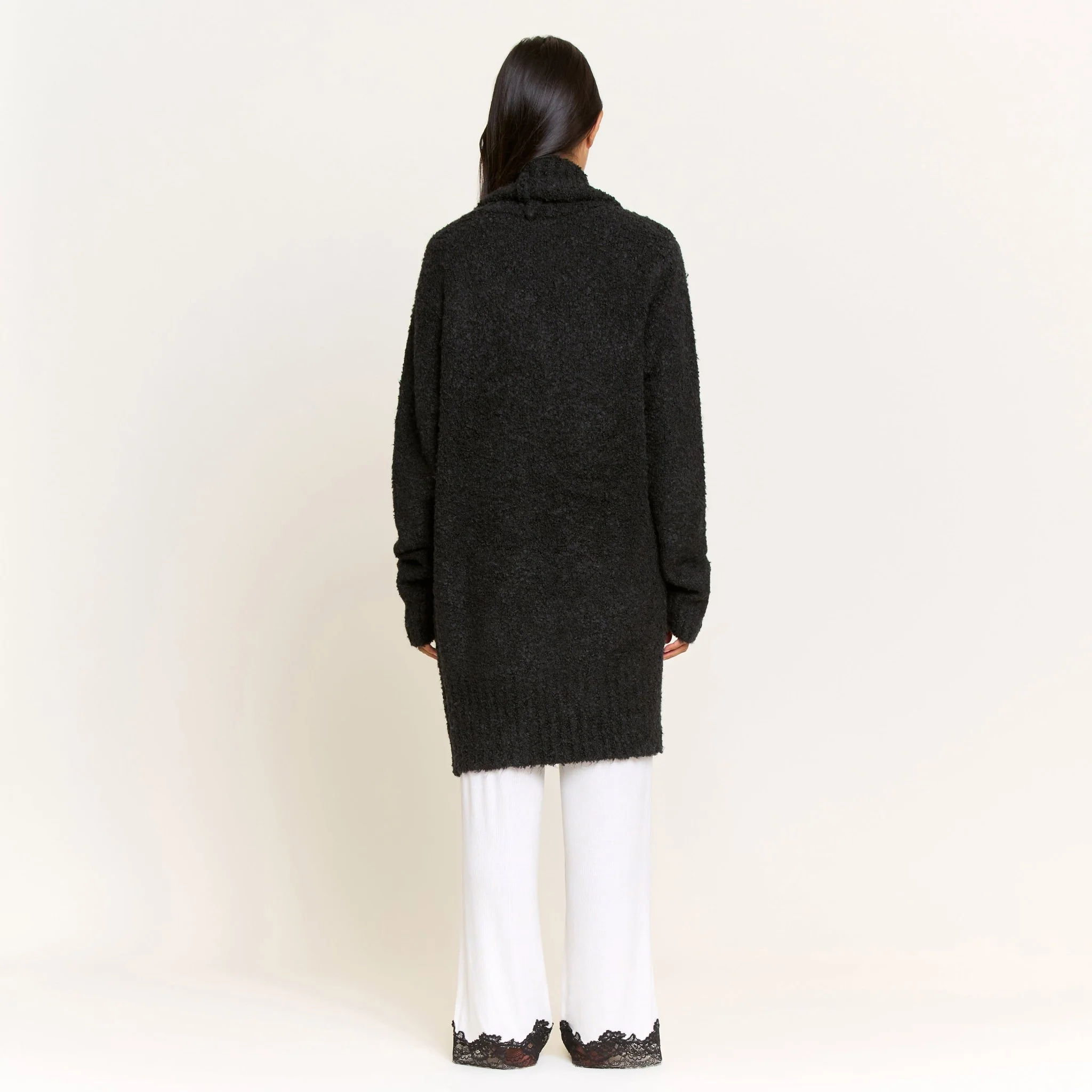 Ready to Relax Cardigan in Black - Image 4