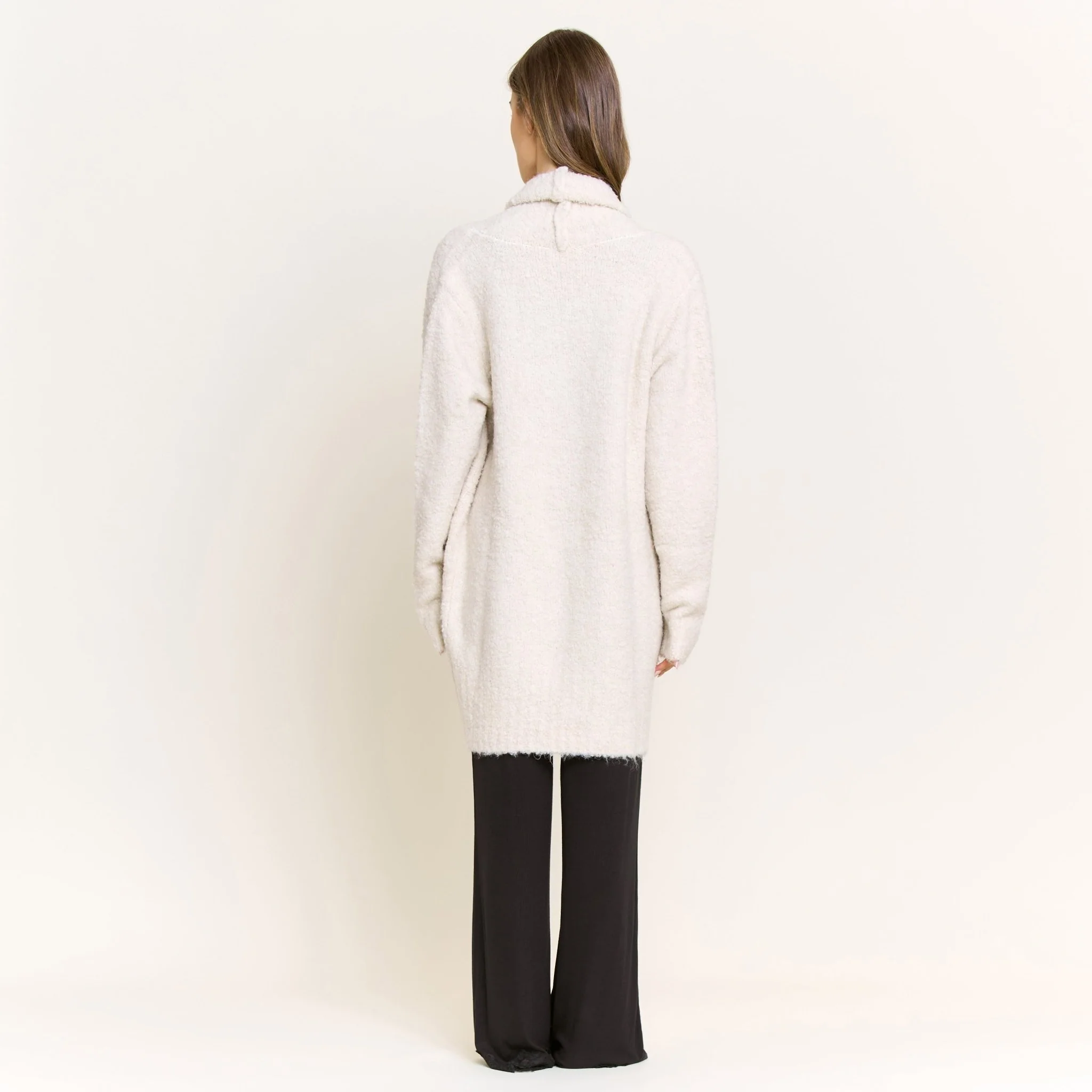 Ready to Relax Cardigan in Ivory - Image 4
