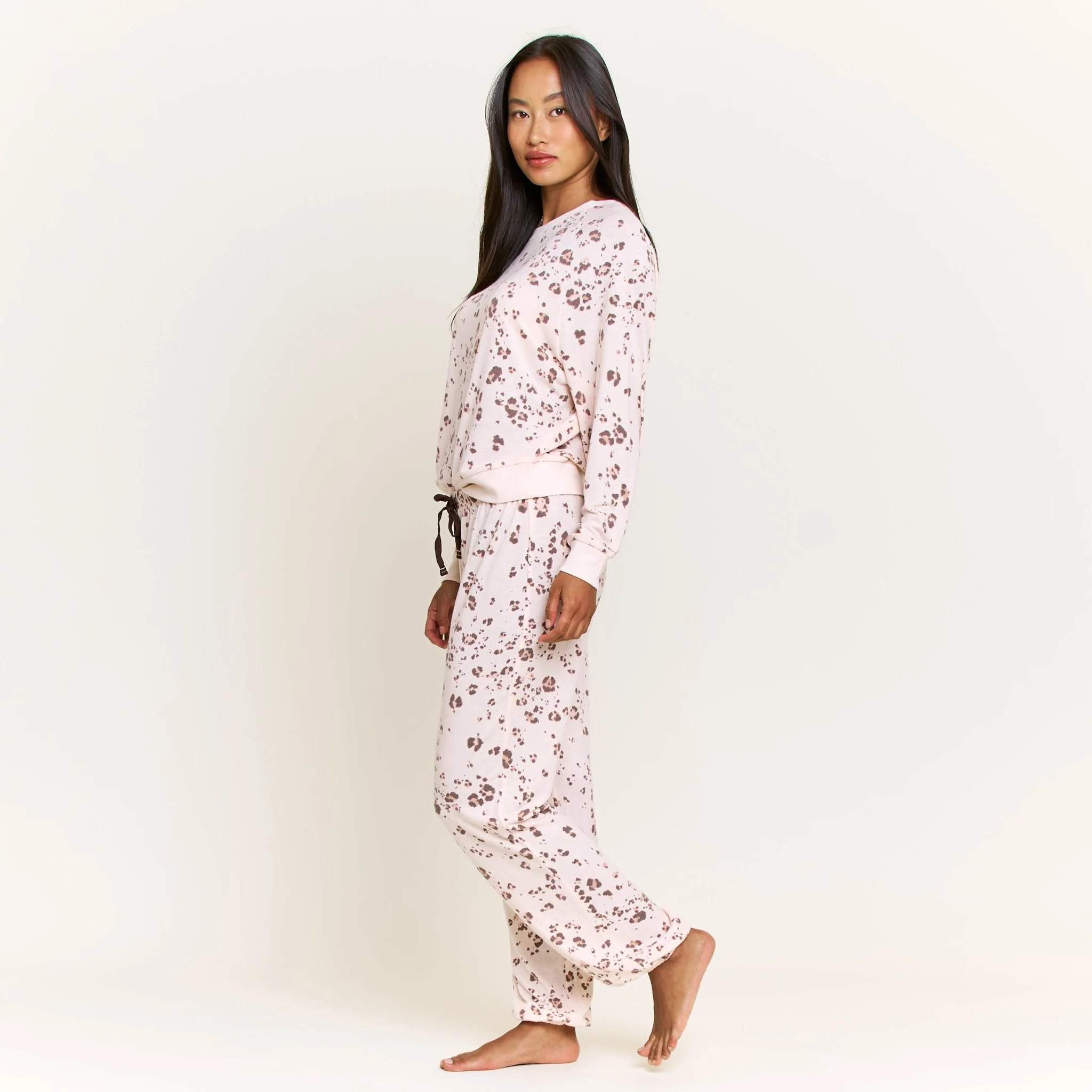 Star Seeker Long Set in Powdery Peach Leopard - Image 3