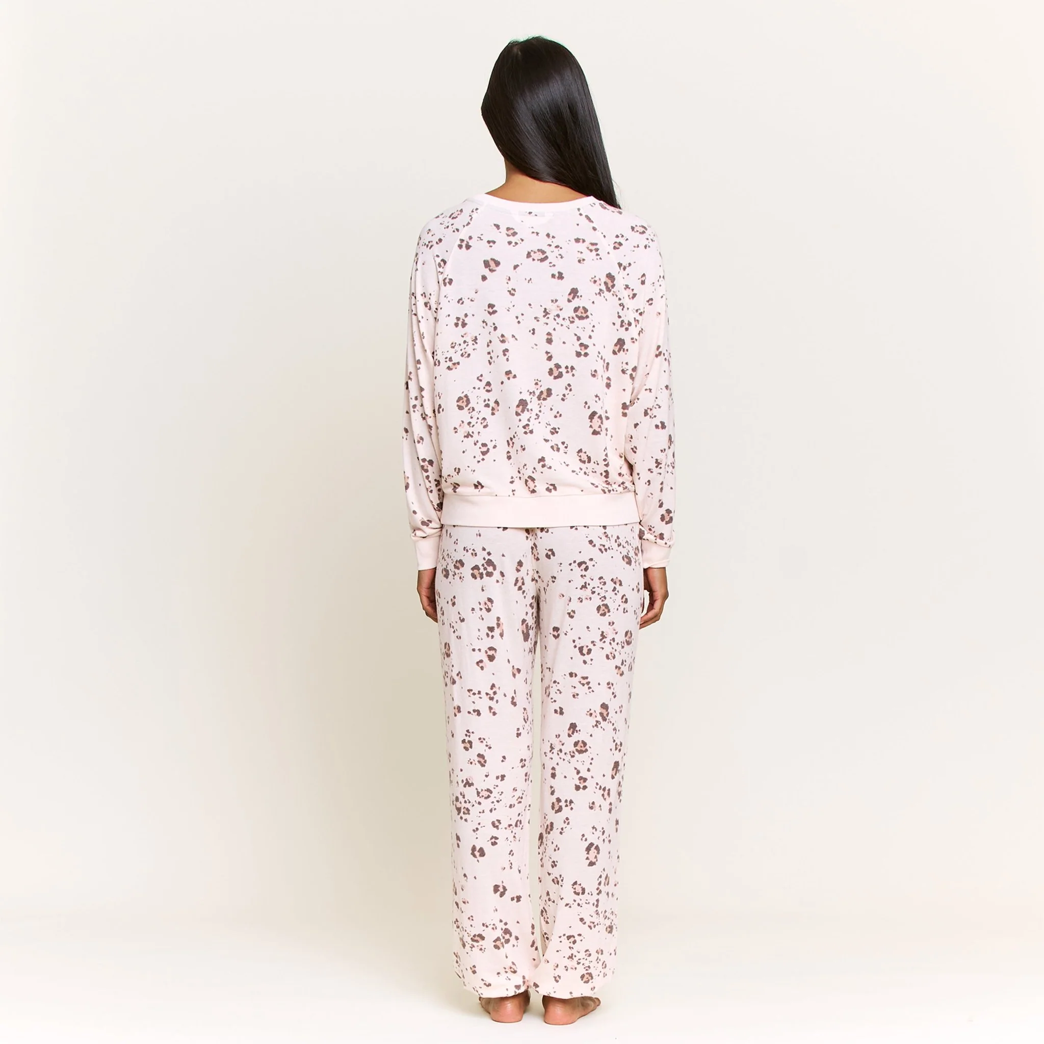 Star Seeker Long Set in Powdery Peach Leopard - Image 4