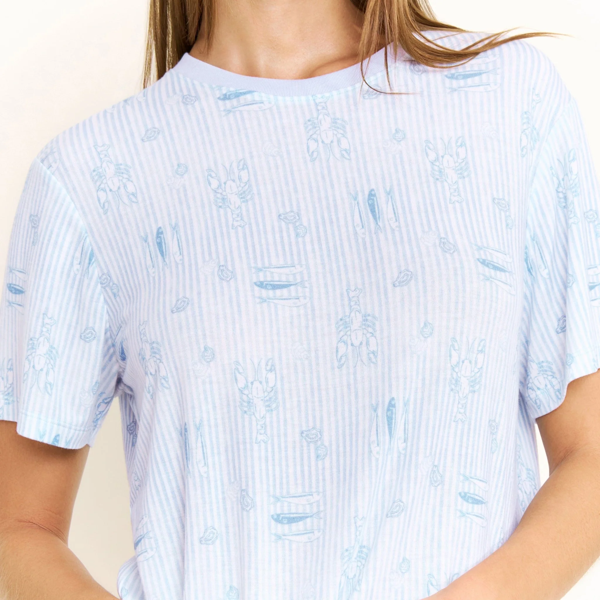 Star Seeker Tee Shortie Set in Saltwater Sonata - Image 2