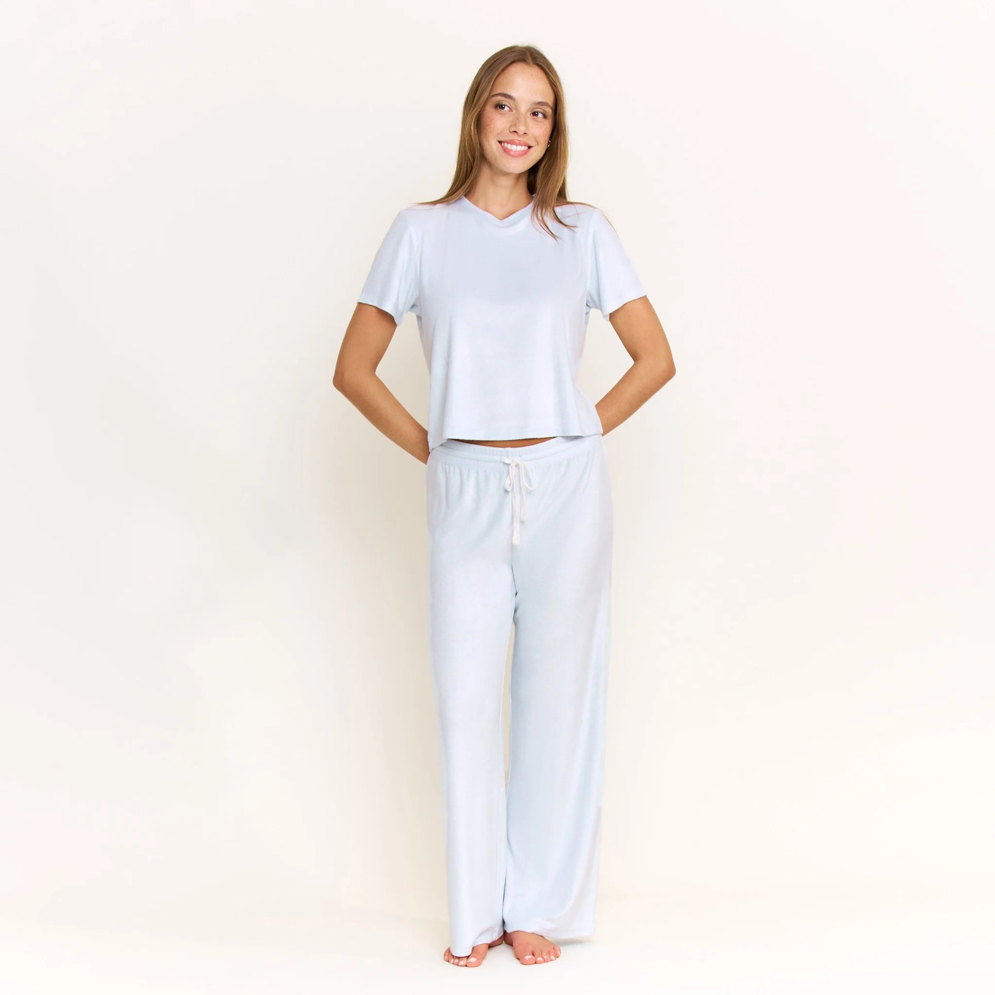 Take A Break Tee Pant Set in Drift